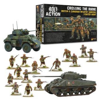 'Crossing the Rhine' - British & Canadian infantry (Winter) Starter Army