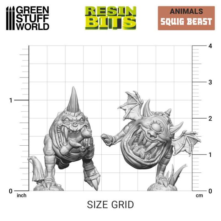 3D printed set - Squig beasts