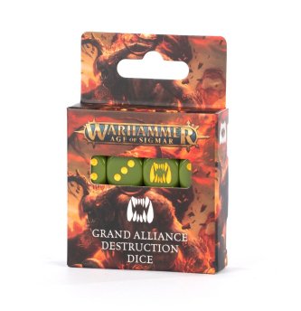 Warhammer Age of Sigmar Grand Alliance Dice Destruction