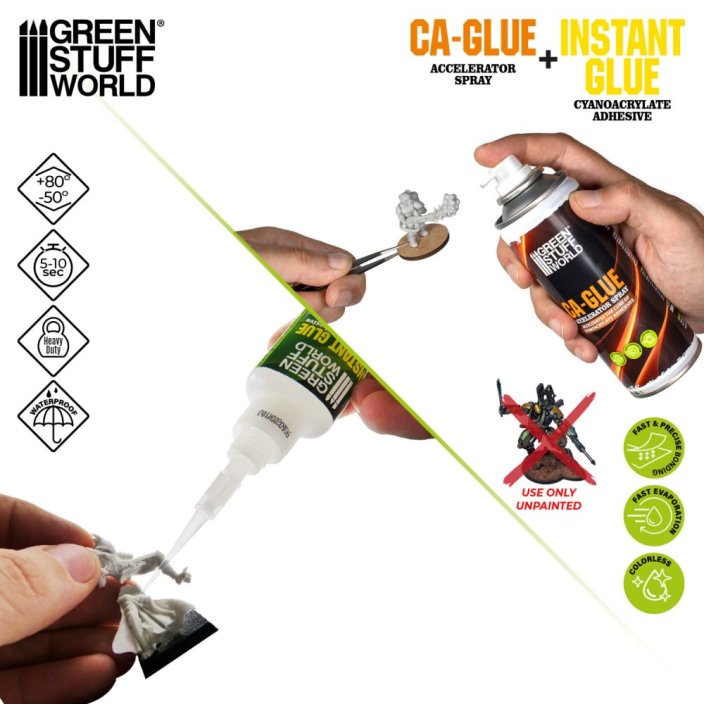 CA glue and accelerator pack