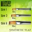 GREEN SERIES Flat Synthetic Brush Size 3