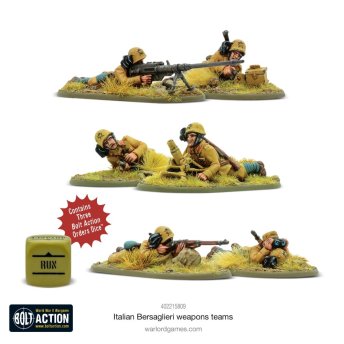 Italian Paracadutisti weapons teams