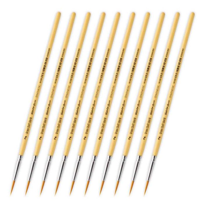 TABLETOP SERIES Synthetic Brush Set 2 (Pack of 10)