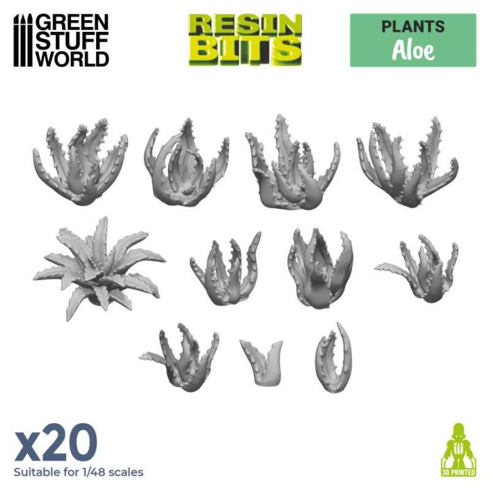3D printed set - Aloe