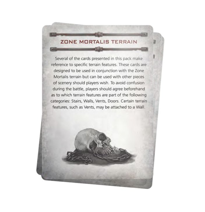 Necromunda: Zone Mortalis Gang Tactics Cards