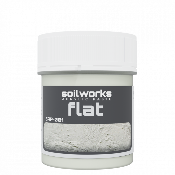 Acrylic paste flat