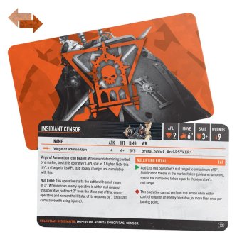 Kill Team: Celestian Insidiants – Datacards (English)
