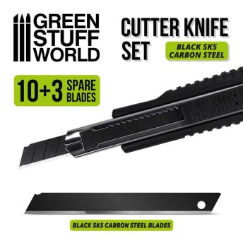 Black Hobby Knife