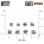 1000x Battlefield Resin Skulls 1:48-1:35