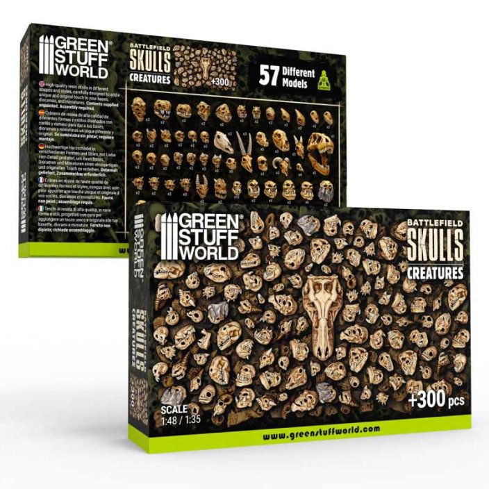 300x Battlefield Creature Skulls 1:48-1:35