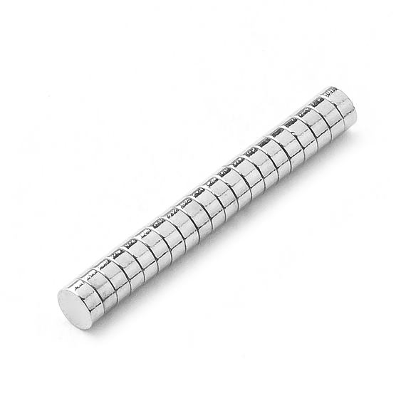 Magnet priemer 2mm, výška 0,8mm, 10ks