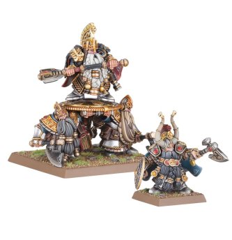 Dwarf Lords with Shieldbearers