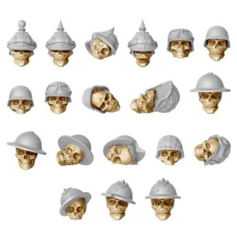Skulls with Helmets