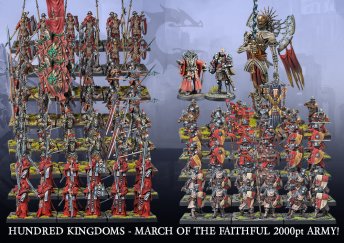 March of the Faithful 2000pt Army - Hundred Kingdoms