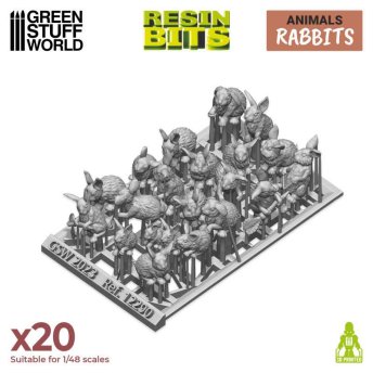 3D printed set - Rabbits