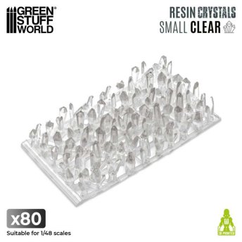 CLEAR Resin Crystals - Small