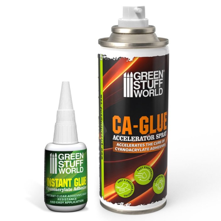 CA glue and accelerator pack