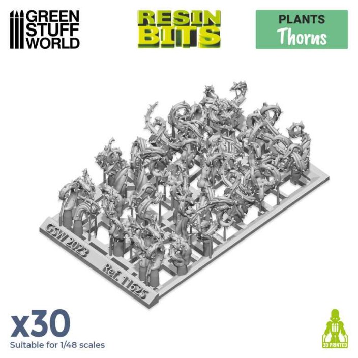 3D printed set - Thorns