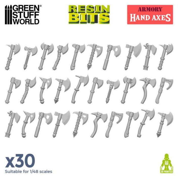 3D printed set - Hand Axes