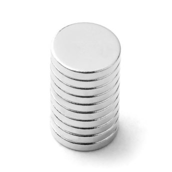 Magnet priemer 6mm, výška 1mm, 10ks