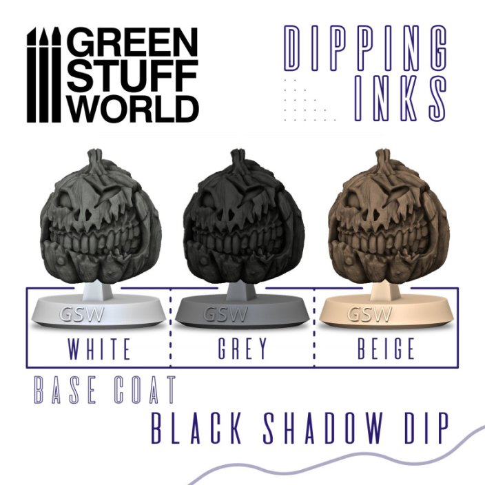 Dipping ink 60 ml - BLACK GREY SHADOW DIP