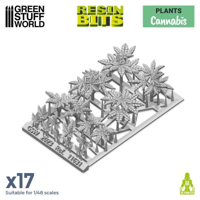 3D printed set - Cannabis
