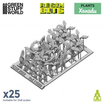 3D printed set - Xandau plants