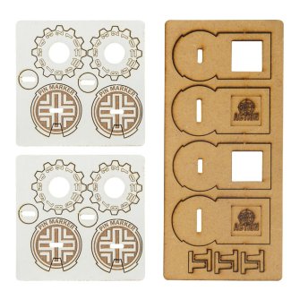 Bolt Action MDF Unit Pin Markers - Germany