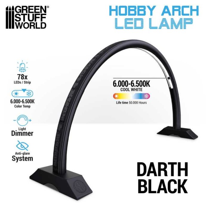 Hobby Arch LED Lamp - Darth Black