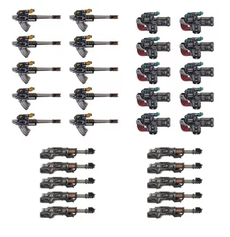 Heavy Weapons Upgrade Set – Volkite Culverins, Lascannons, and Autocannons
