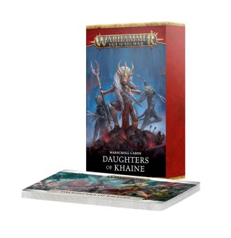 Warscroll Cards: Daughters of Khaine (English)