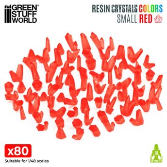 RED Resin Crystals - Small
