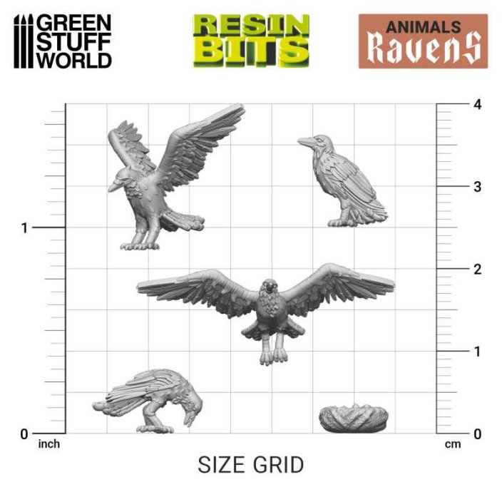 3D printed set - Ravens