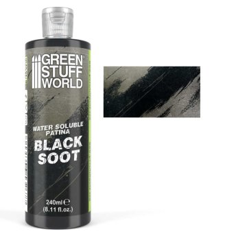 Water soluble patina BLACK SOOT 240ml