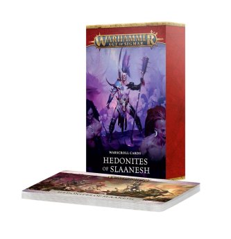 Warscroll Cards: Hedonites of Slaanesh (English)