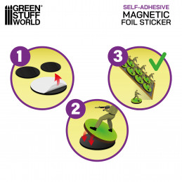 Magnetic Sheet COMBO - Self Adhesive