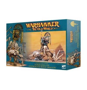 Tomb King / Liche Priest on Necrolith Bone Dragon