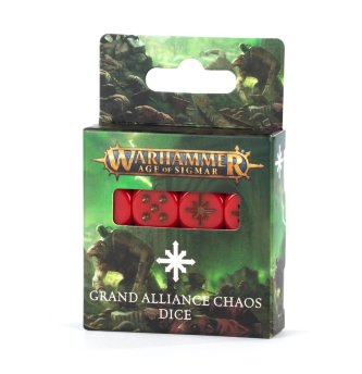 Warhammer Age of Sigmar Grand Alliance Dice Chaos