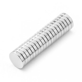 Magnet priemer 5mm, výška 1mm, 10ks