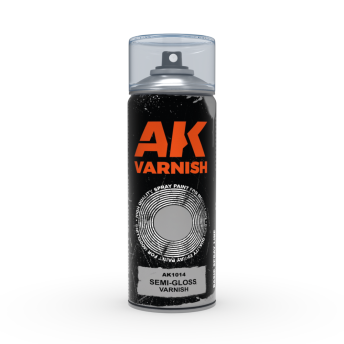 Primer - Semi-Gloss varnish - Spray 400ml (Includes 2 nozzles)