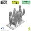 3D printed set - Saguaro Cactus XL
