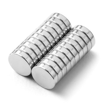 Magnet priemer 8mm, výška 2mm, 10ks