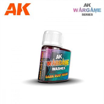 Enamel Wash - Dark Rust Wash