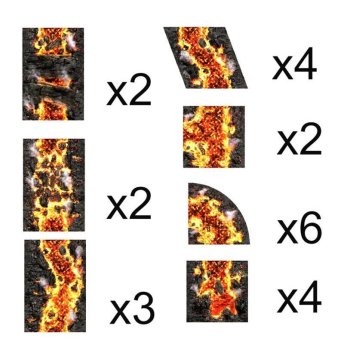 Lava River - Neoprene Terrain Set