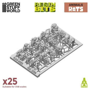 3D printed set - Small Rats