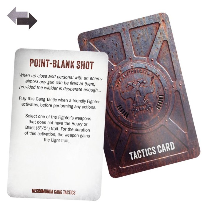 Necromunda Skirmish Core Gang Tactics Cards (English)