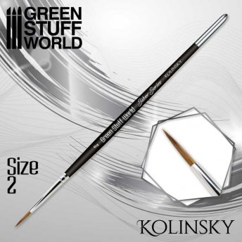 Kolinsky Brush SILVER - Size 2