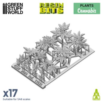 3D printed set - Cannabis