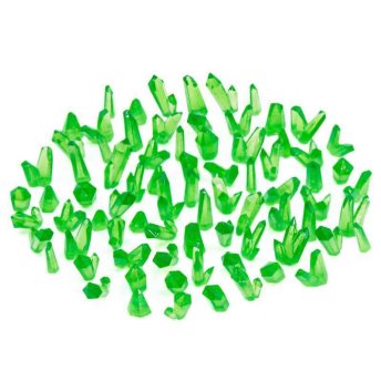 GREEN Resin Crystals - Small