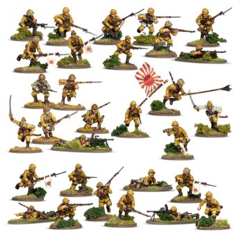 Imperial Japanese infantry plastic boxed set